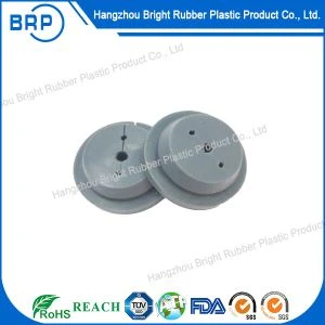 Slit Cut Grey Silicone Bottle Plug