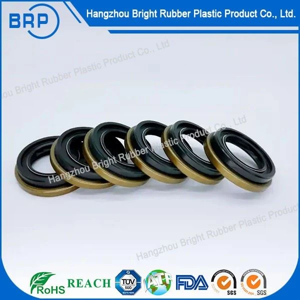 Automobile Oil Seal TC Rubber FKM Brown Metal Frame FKM/NBR Rubber Oil Seal